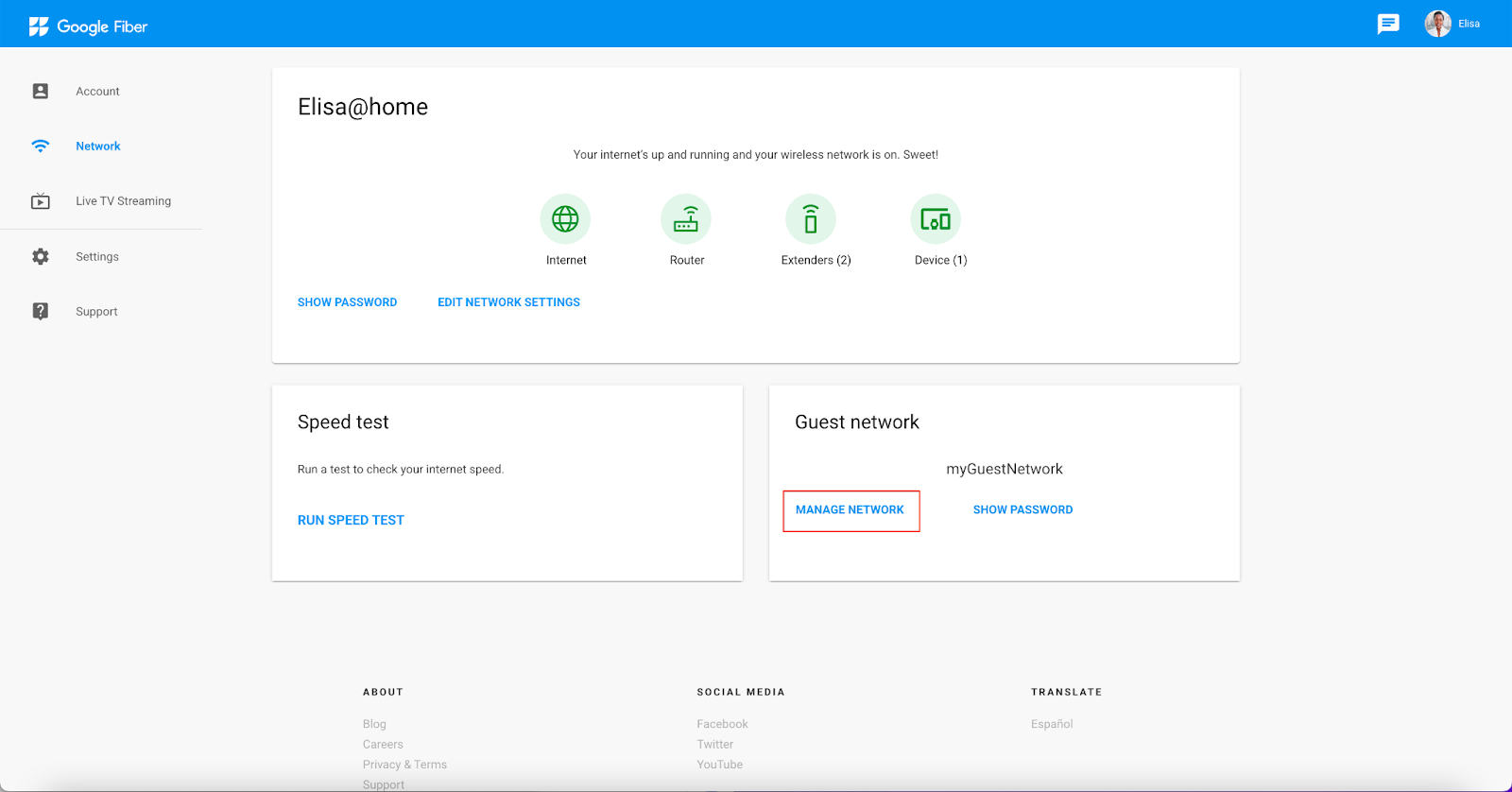 Configure a Guest Network Google Fiber Help