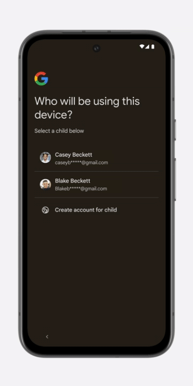 Set up a child account on a Pixel phone Step 4