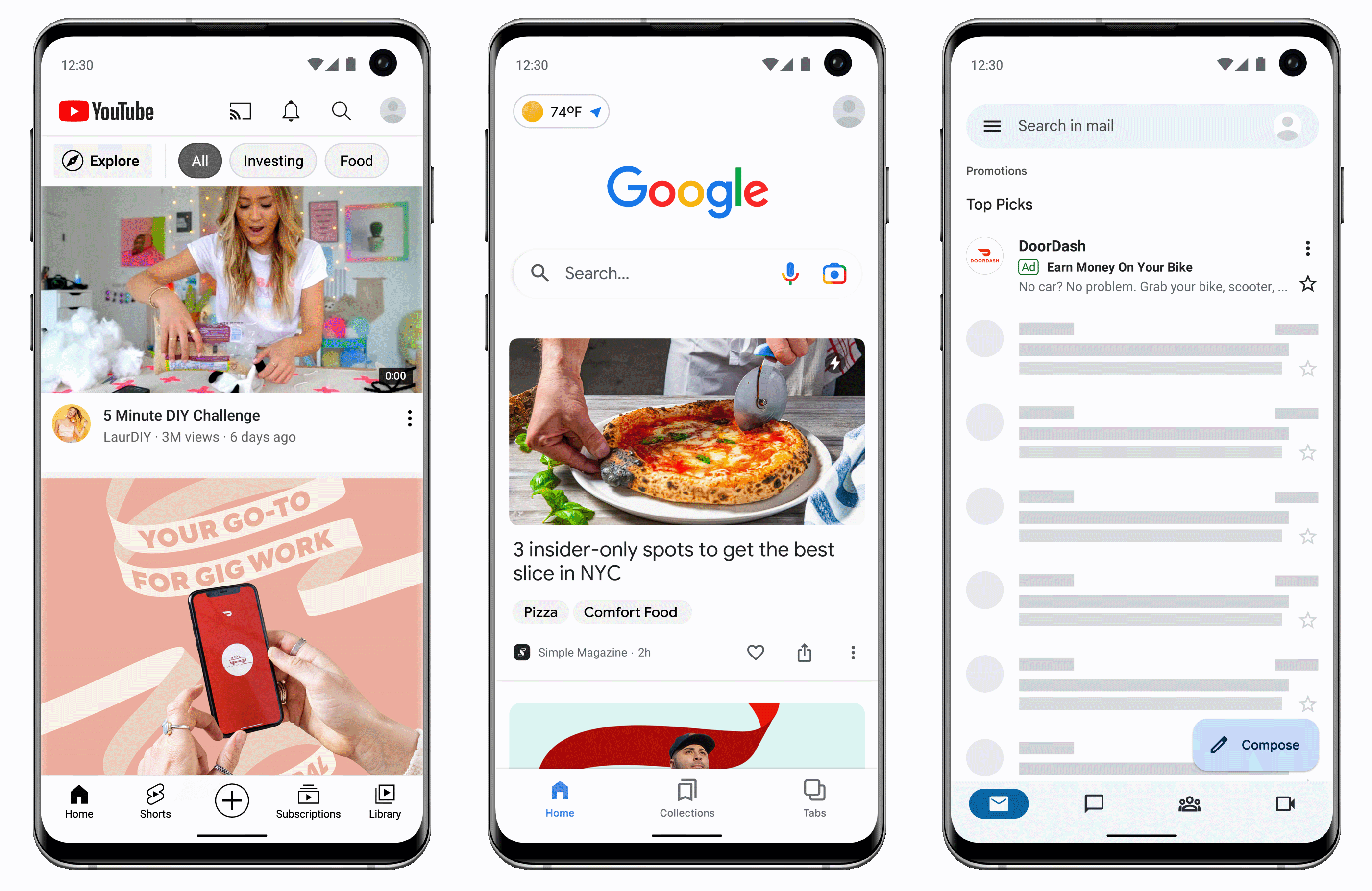 Example Discovery ad by DoorDash