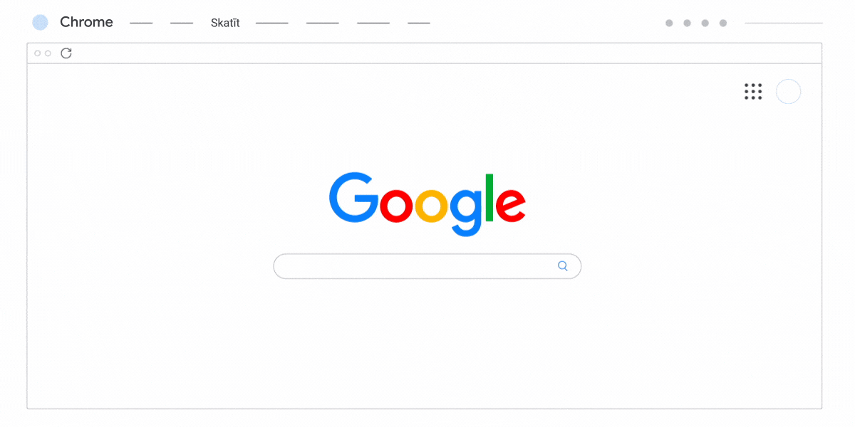 Šajā animācijā ir parādīts, kā pārlūkā Chrome izmantot izstrādātāja rīku, lai ignorētu lietotāja aģentu.