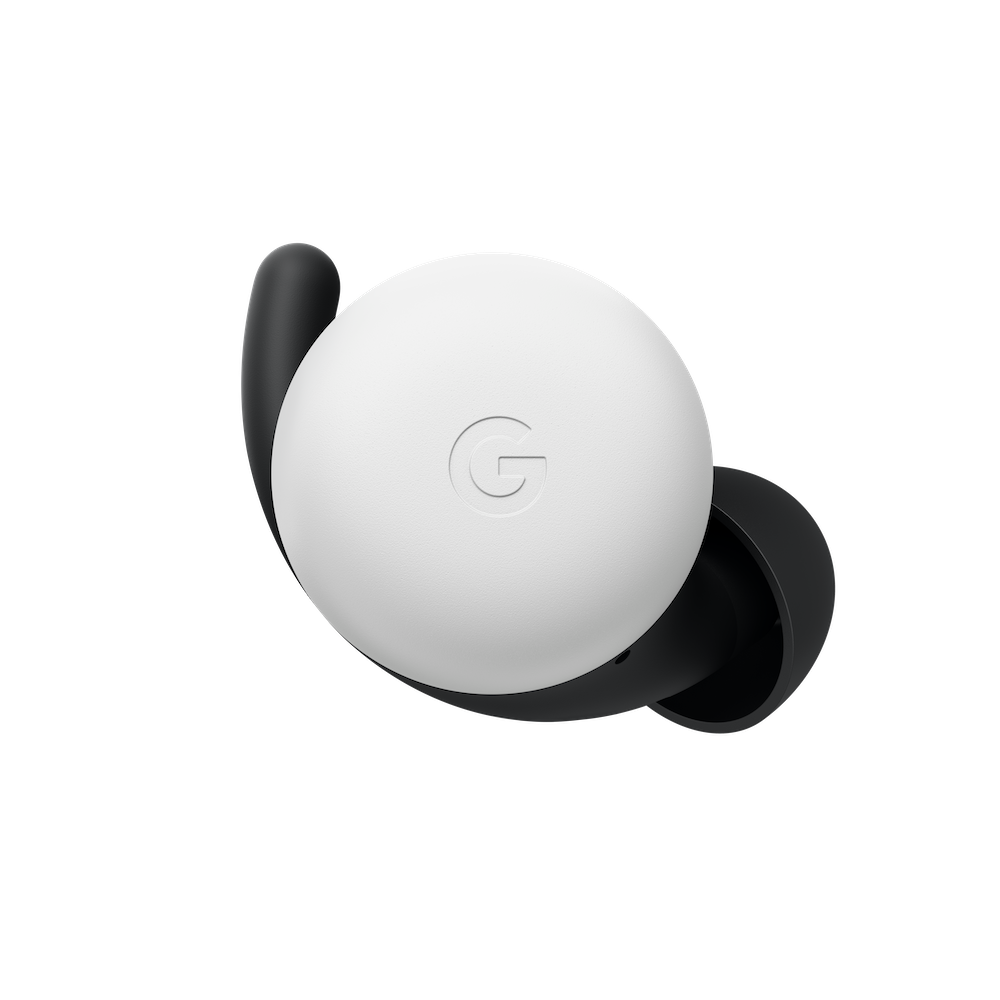 Google Pixel Buds - Paquete de auriculares inalámbricos Bluetooth con  estuche de carga portátil (negro)