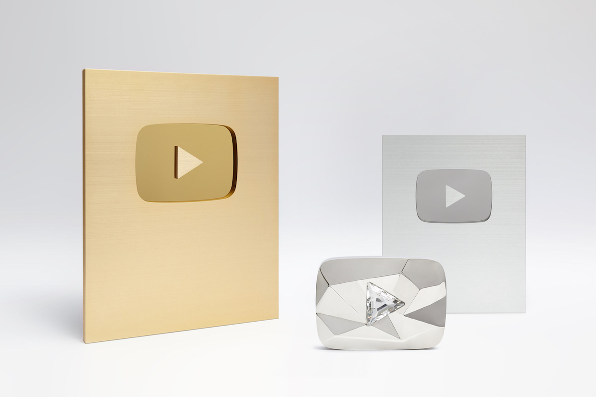 YouTube 表彰状 100万人登録 盾 - コレクション