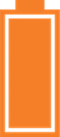 An orange battery