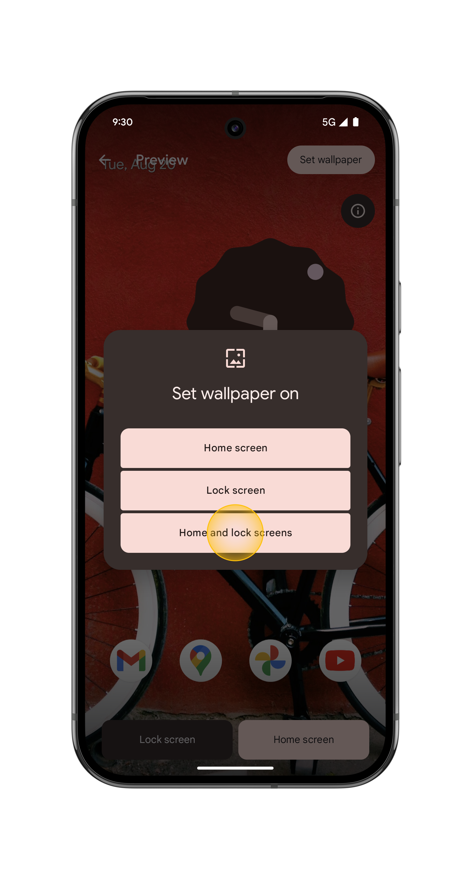 Create custom wallpapers Step 6
