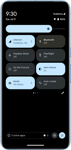 Screen brightness controls