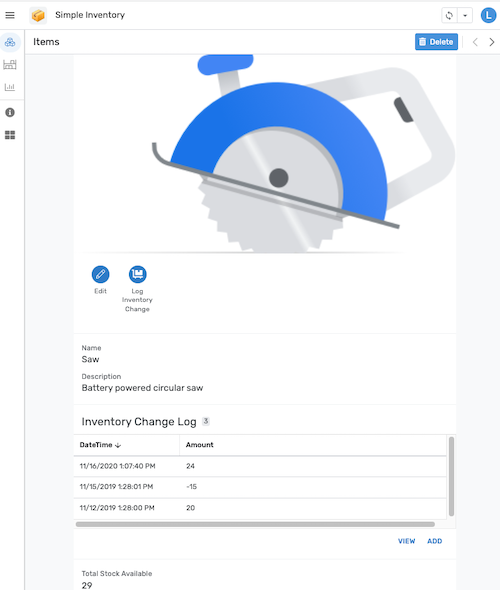 Full screen desktop layout