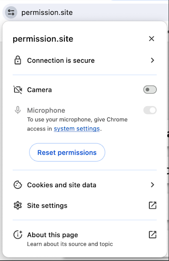 privacy controls