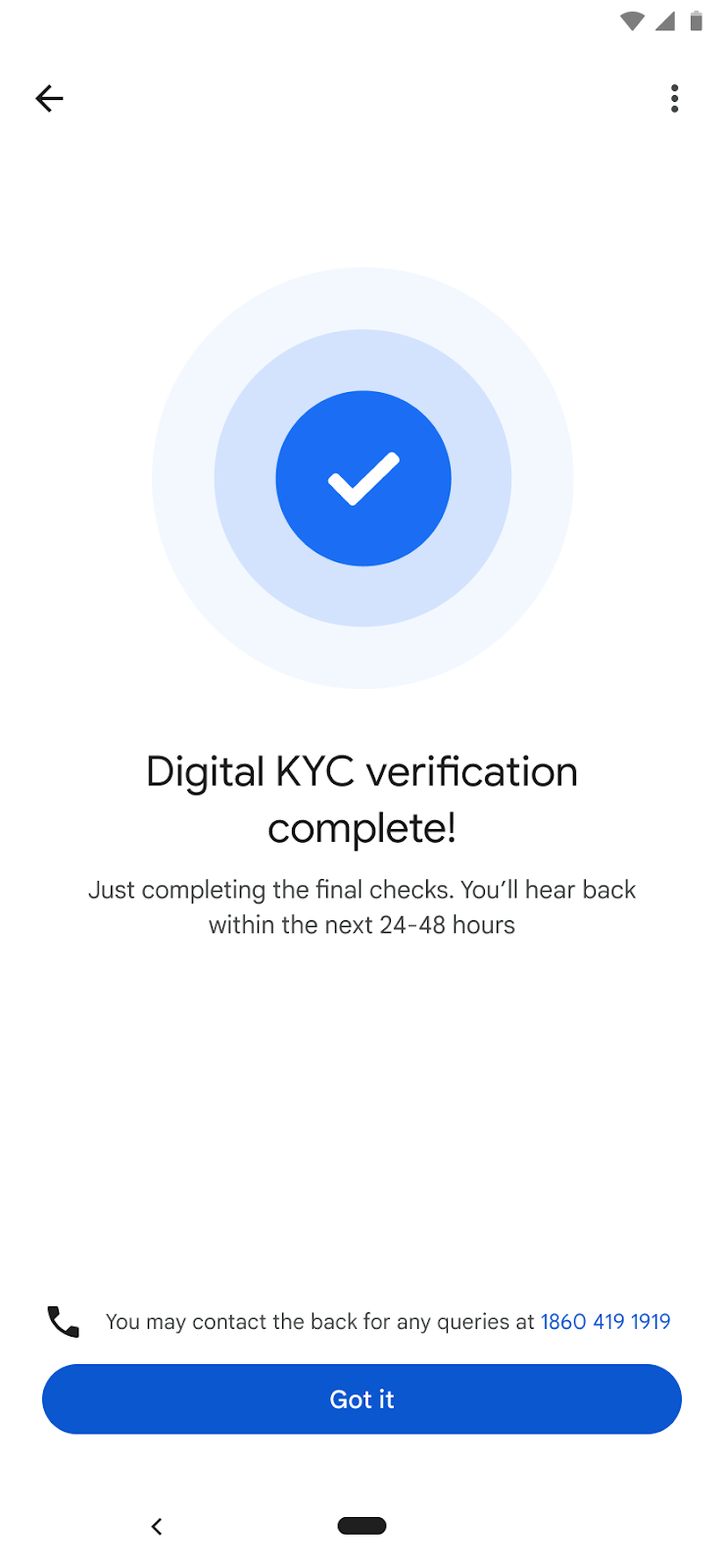 digital KYC verification