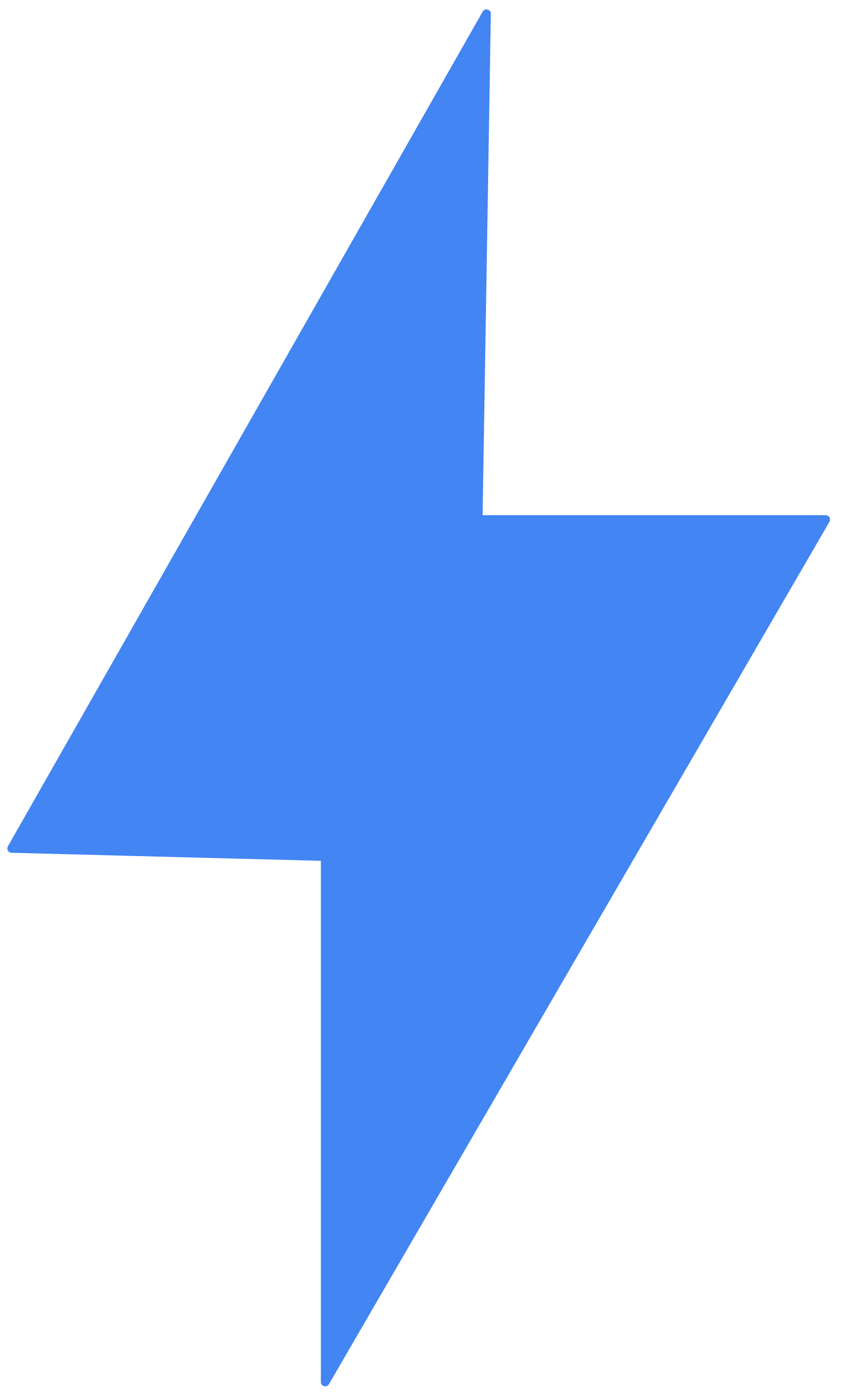 Blauwe bliksemschicht