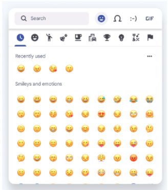 emoji picker