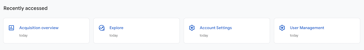 [GA4] About the Home page - Analytics Help