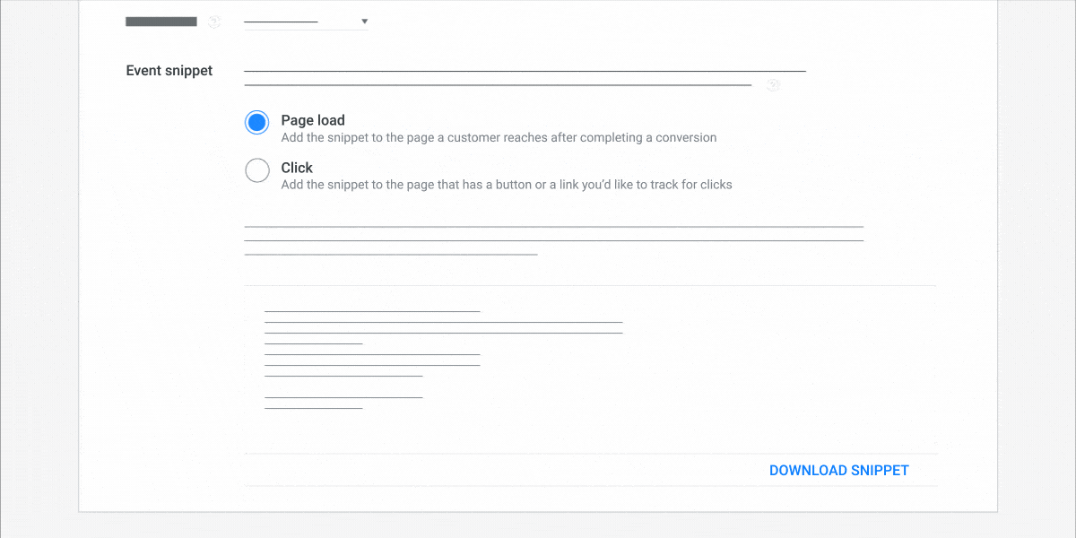 An animated gif that depicts how to  edit event snippet preferences.