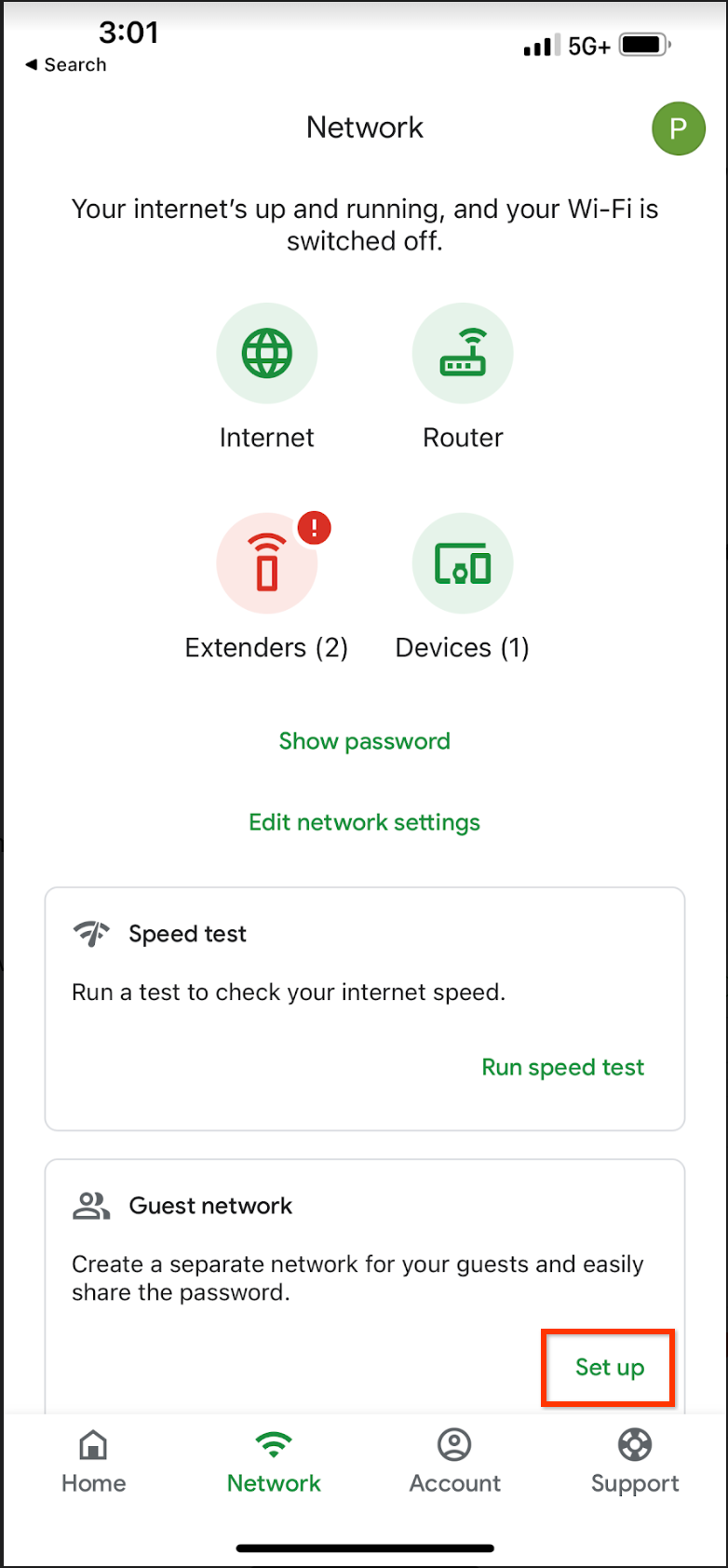 Set up your guest network with the Google Fiber app Google Fiber