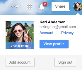 Google Account Profile