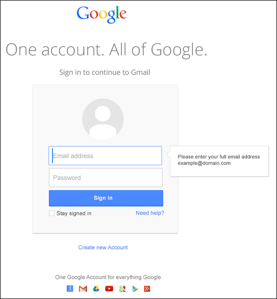 My account   google