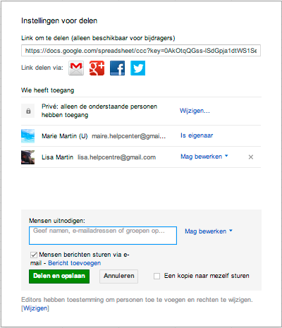 Google drive bestanden overdragen