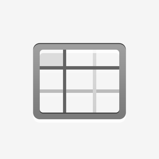 Quickoffice Freeze Pane Icon Quickoffice Freeze Pane Icon