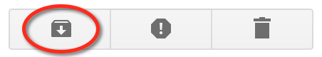 Gmail Archive icon