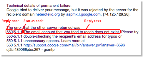 Smtp エラー メッセージについて Google Workspace 管理者 ヘルプ