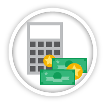 Calculator and money Calculator and money