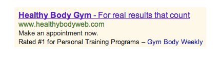 Review extension example