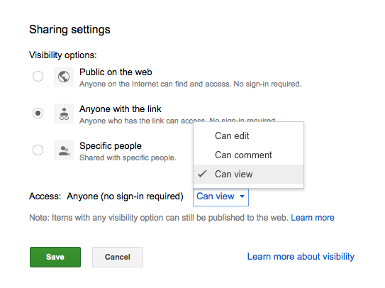 how to share a google drive document - BROEKMAN communications