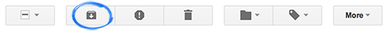 Gmail Archive icon