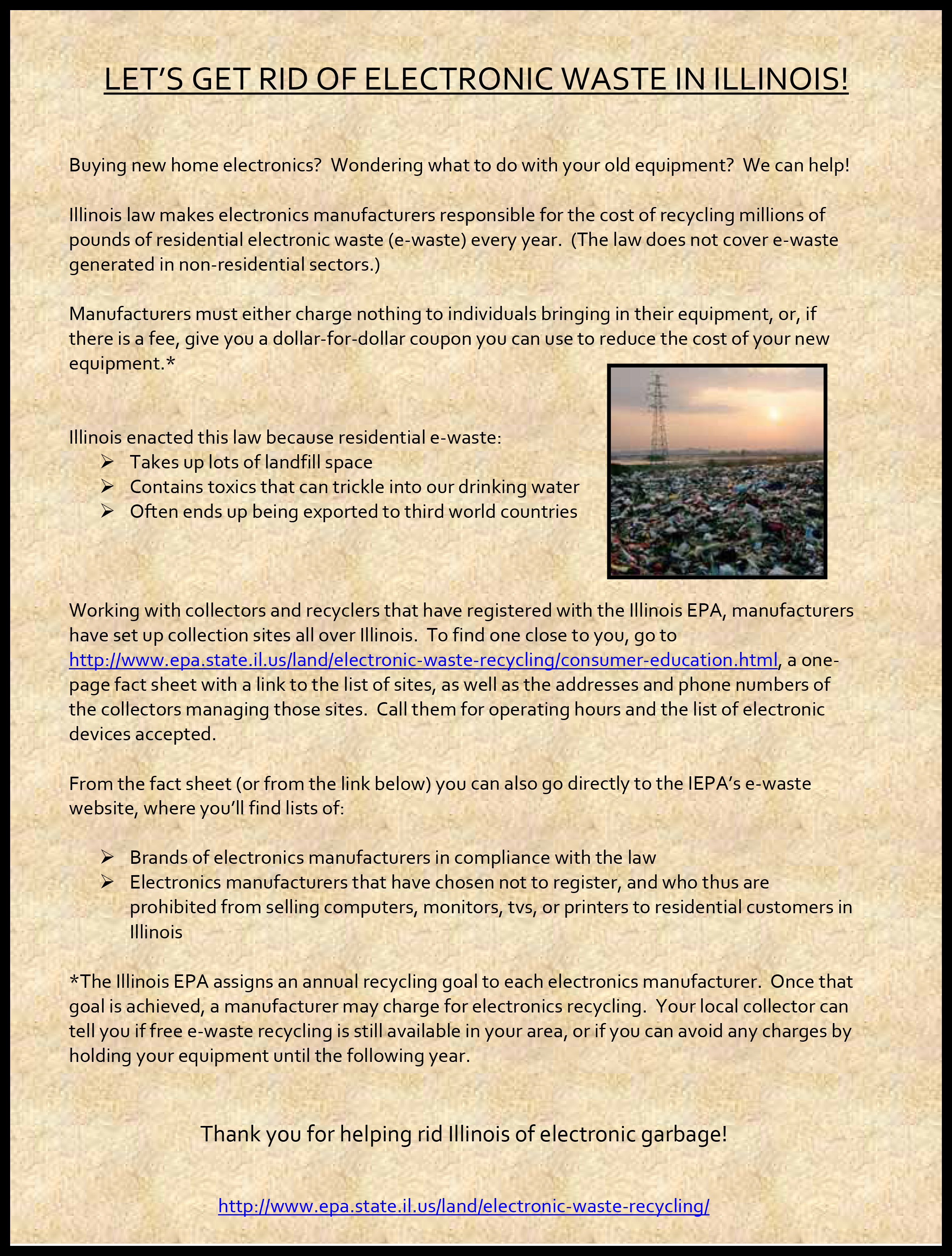 Illinois resident flyer