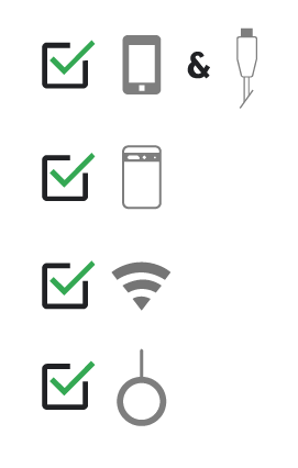 Transfer data & restore from a backup Step 1