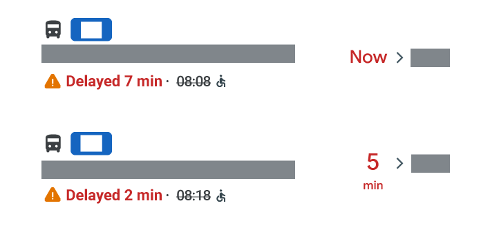 Horarios fijos con retrasos