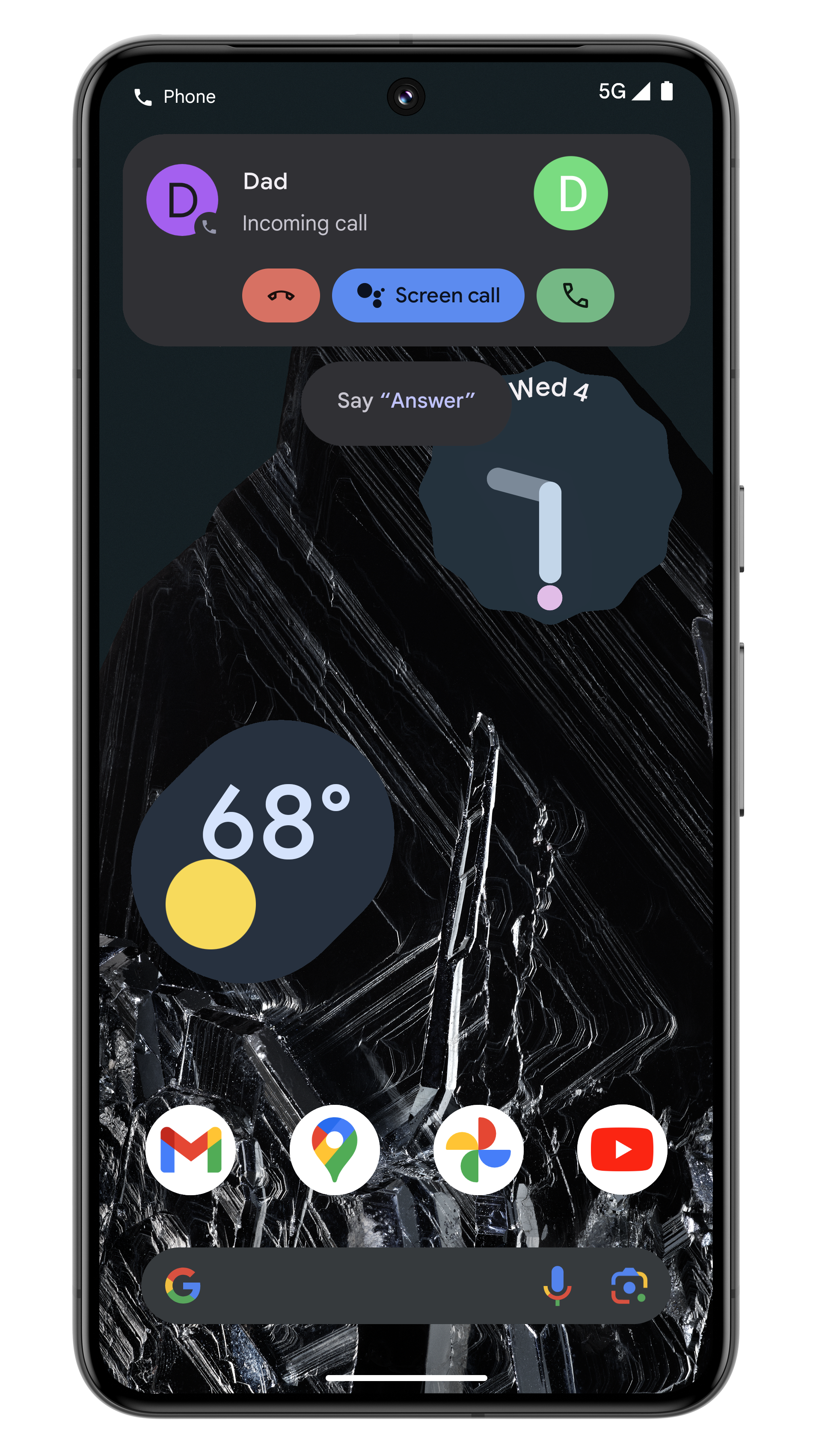 Use Google Assistant on your Pixel phone - Answer a call
