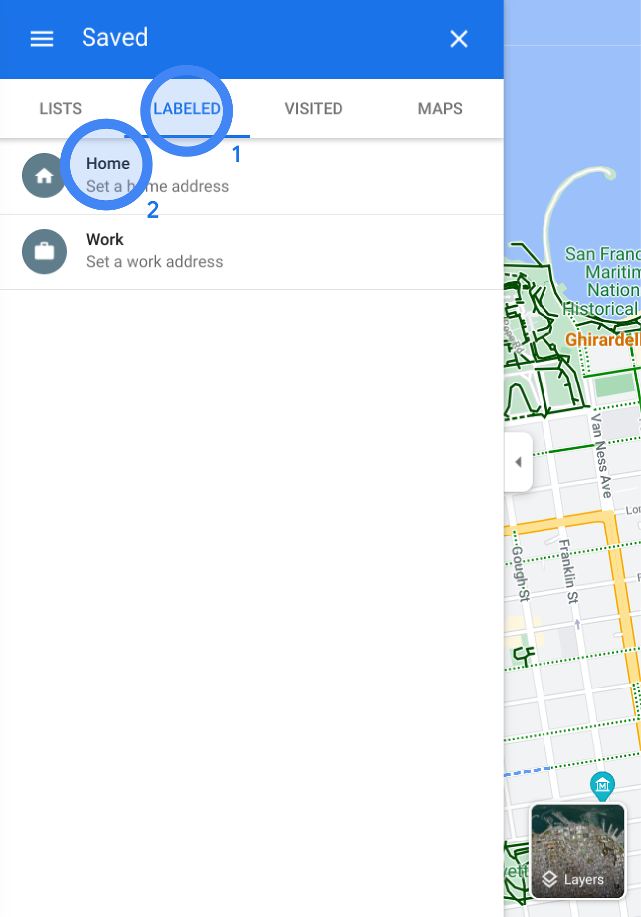 Directions To Work From My Location Set Or Change Your Home & Work Addresses - Computer - Google Maps Help