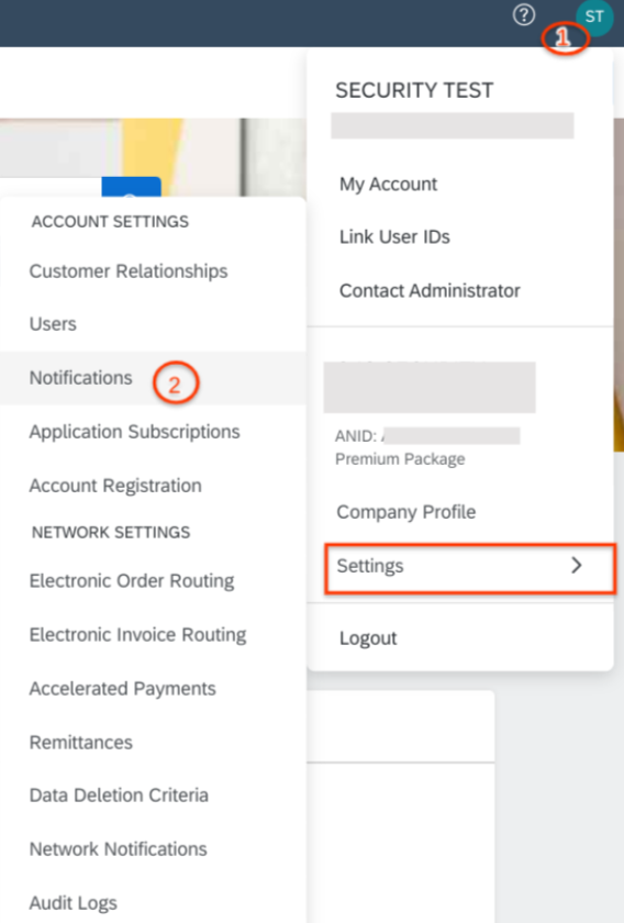 Account configuration - Alphabet/Google Suppliers Help