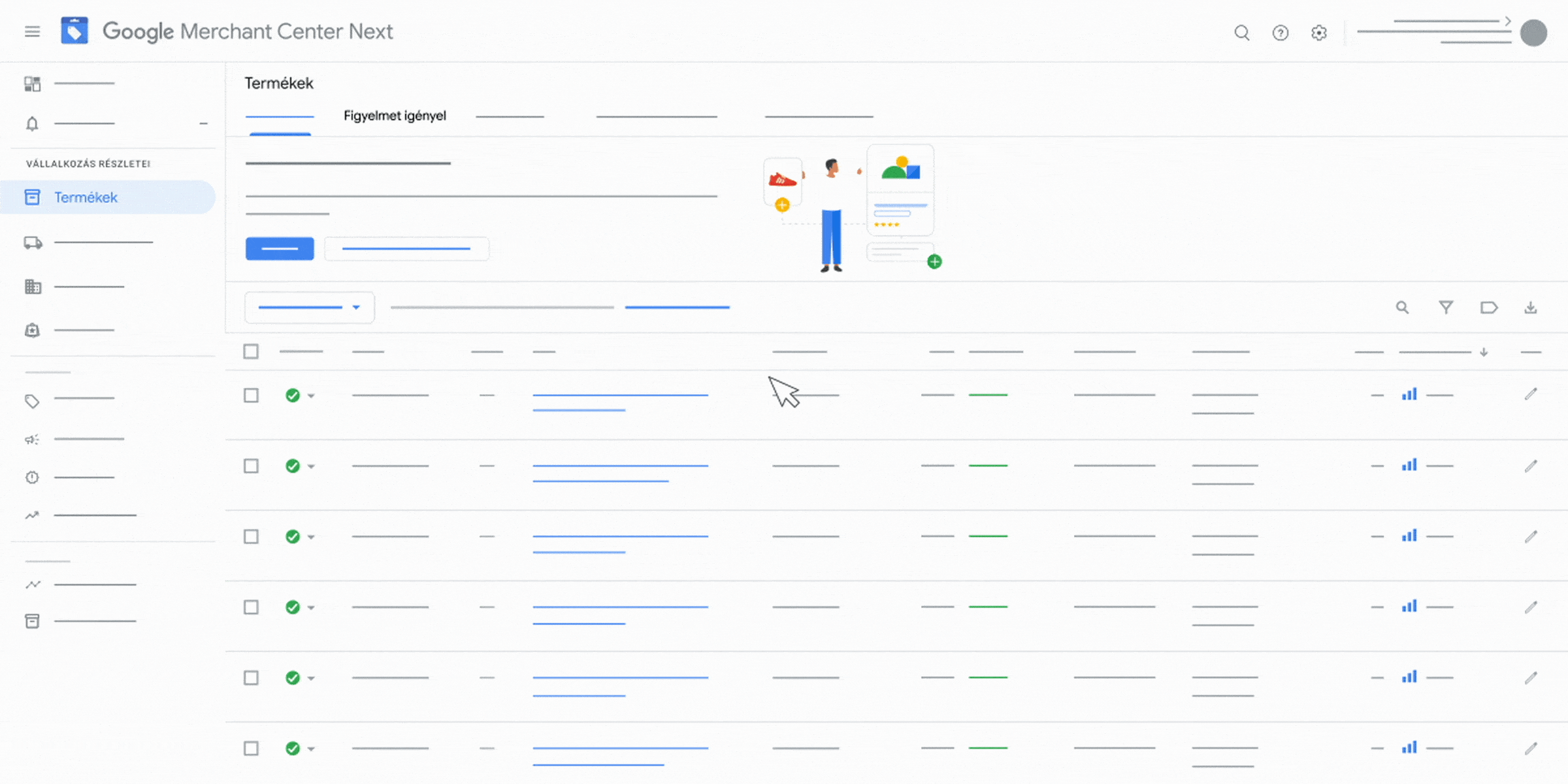 Animáció, amely bemutatja, hogyan kérelmezheti az irányelvekkel kapcsolatos problémák felülvizsgálatát a Merchant Centerben.