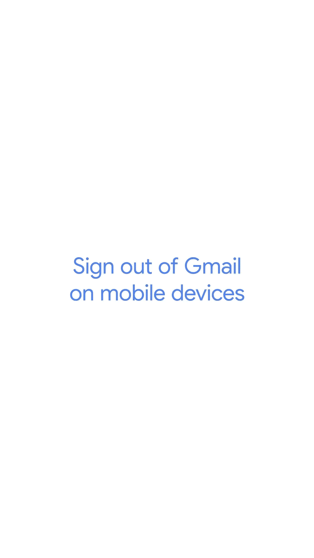 Gmail: Gmail for Mobile Devices