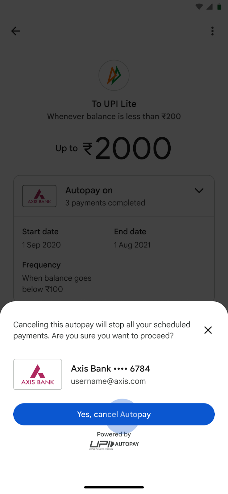 Autopay cancellation pt 2