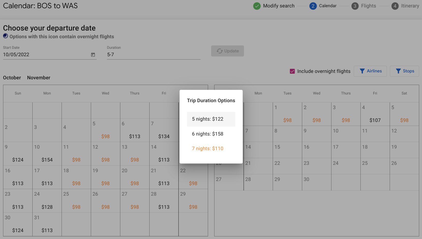 ita software travel matrix