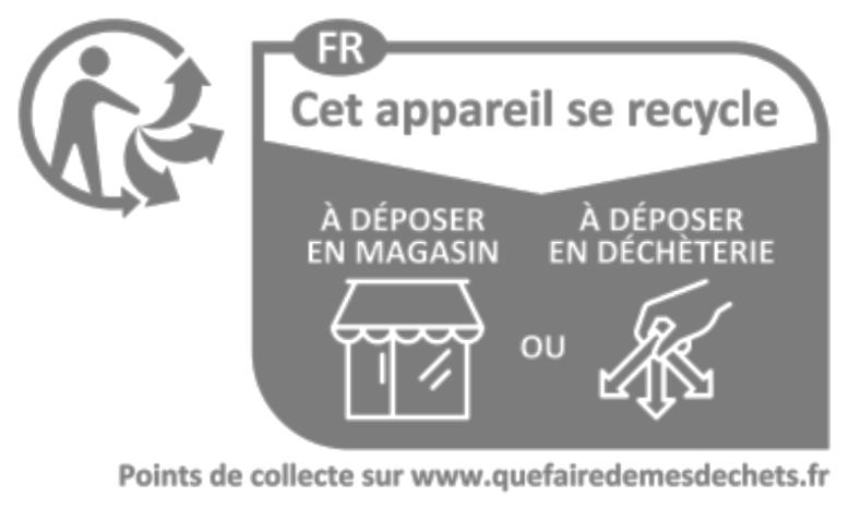 Cet appareil se recycle