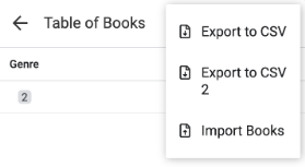 Secondary actions in drop-down on legacy mobile