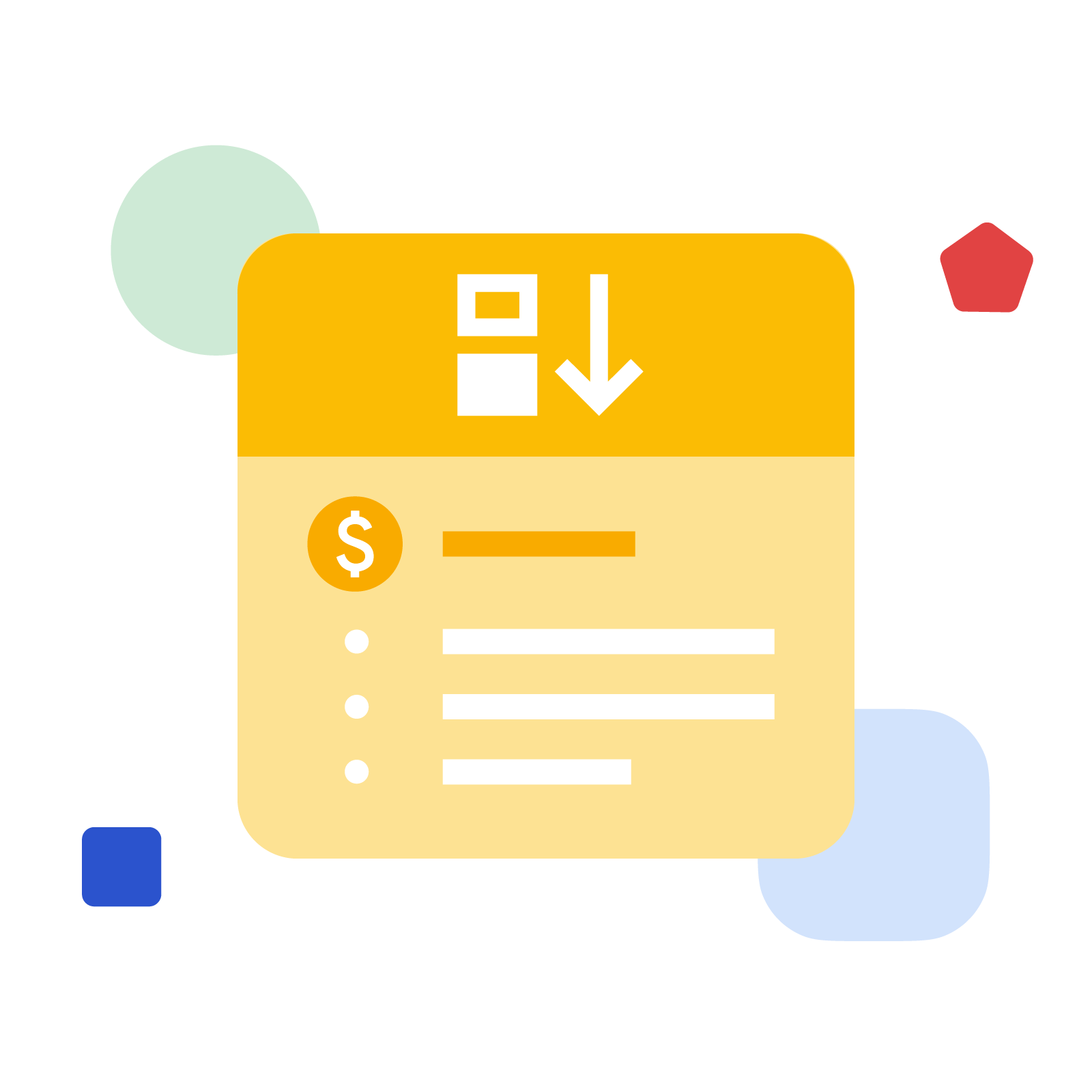 Flexible plan yellow
