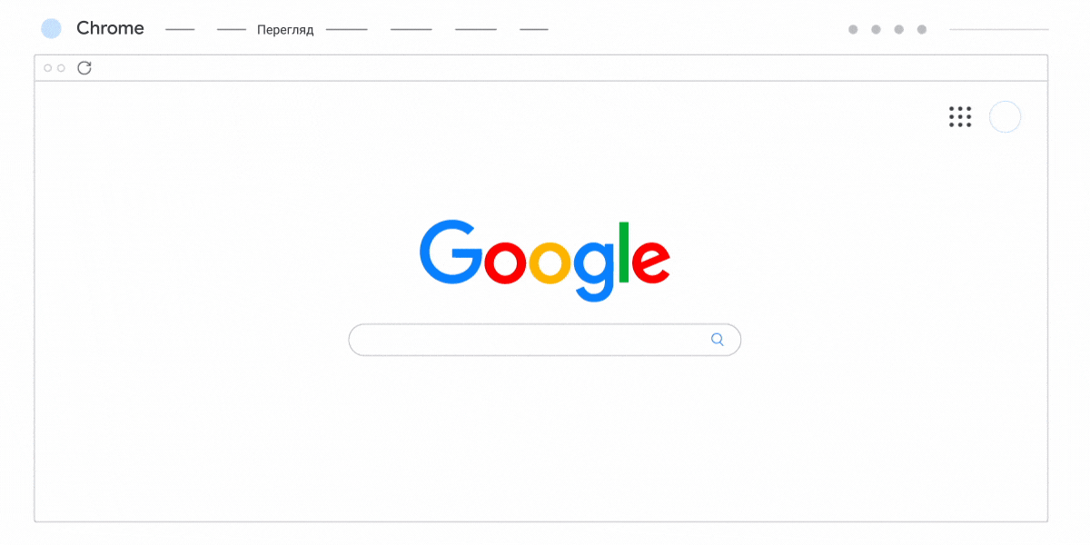 Ця анімація демонструє, як перевизначити налаштування агента користувача за допомогою інструмента розробника в Chrome.
