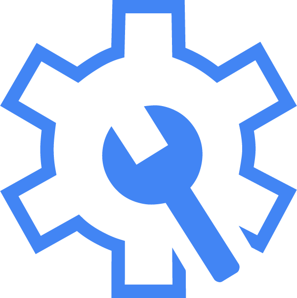 Gear icon with wrench
