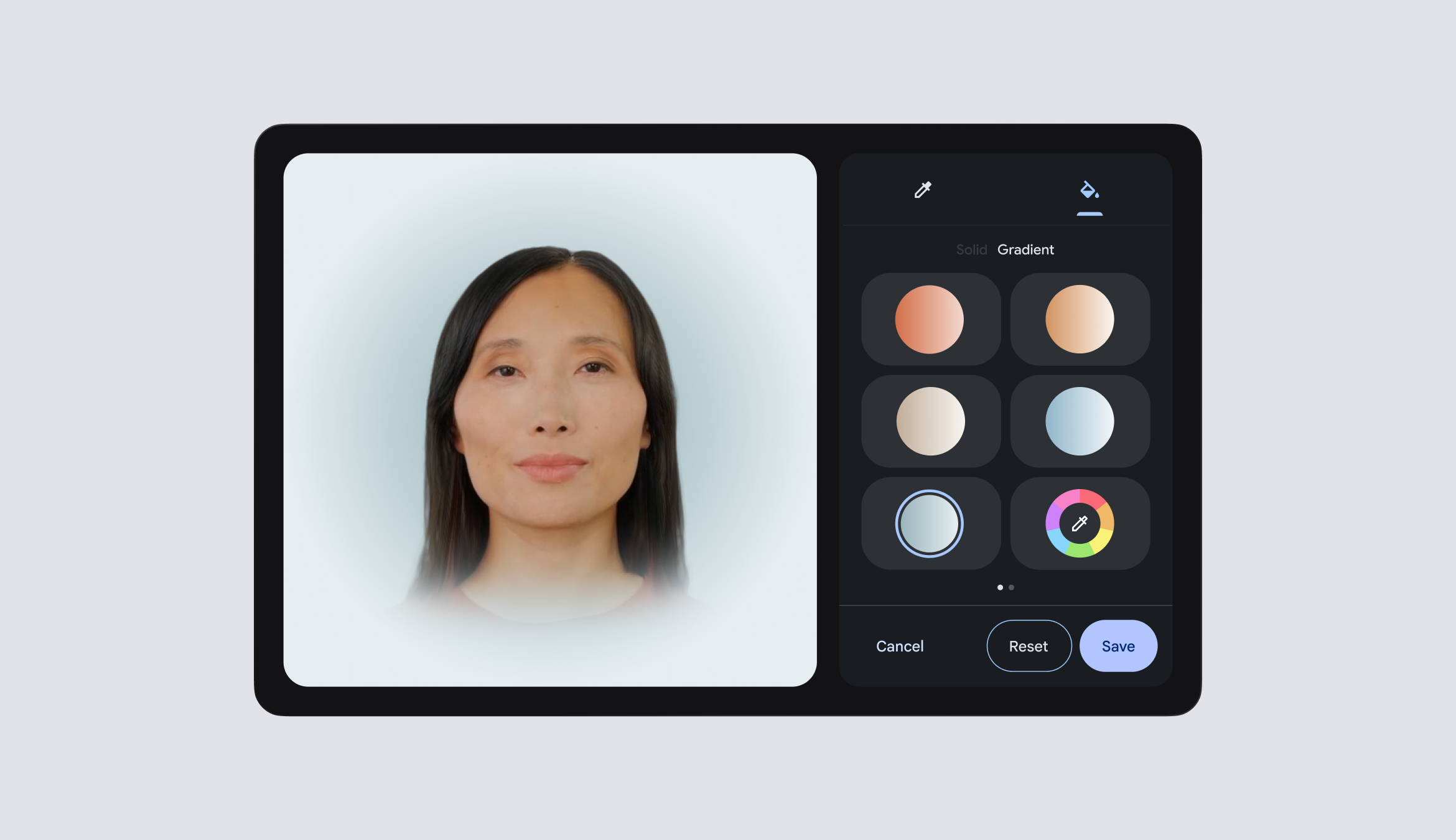 Adjust your Likeness background color.