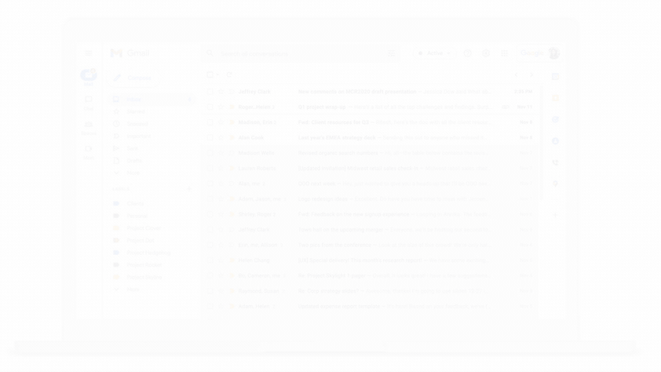 Recover messages from trash