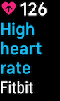 High heart rate notification