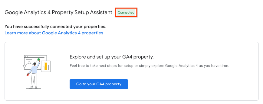 UA→GA4] How to tell if your GA4 property is connected to a