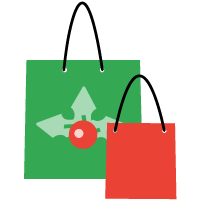 Shopping bag icon