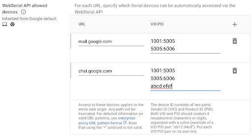 Device IDs