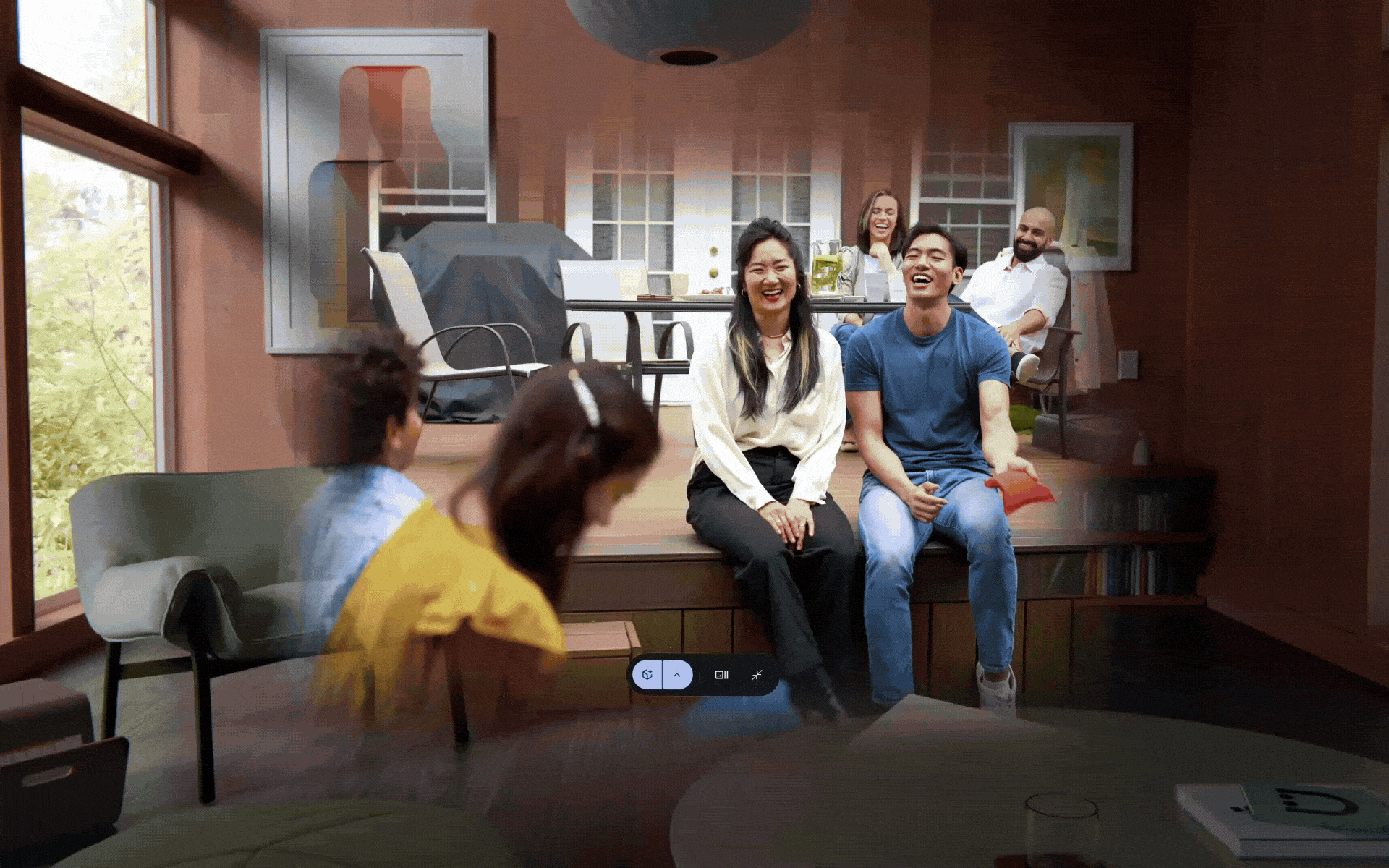 GIF that shows images and an image in 360 view.