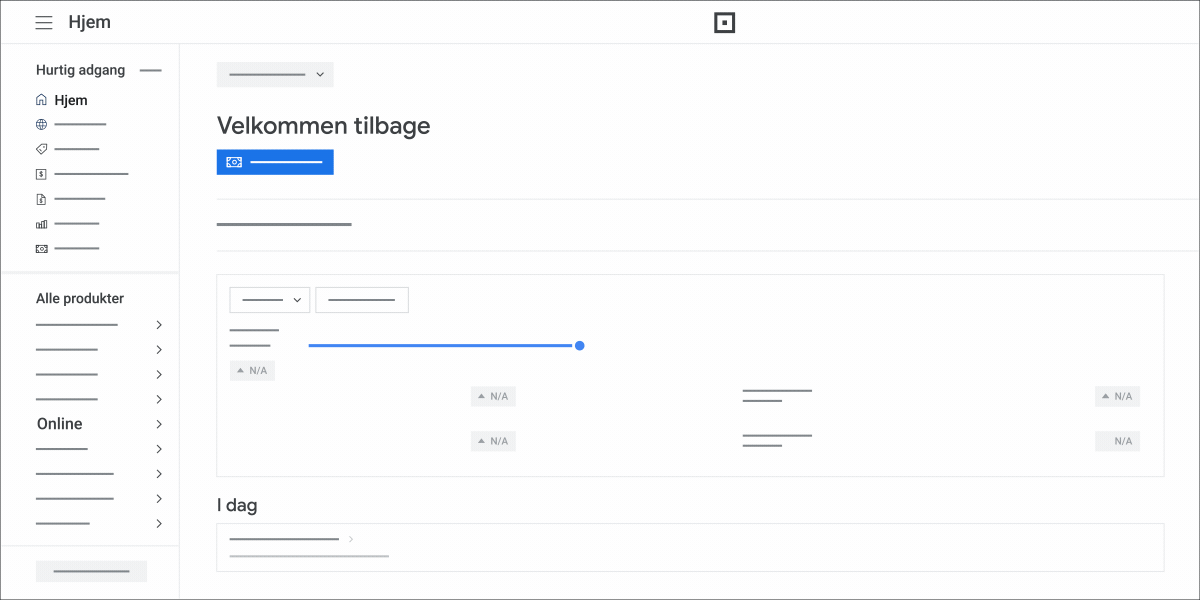 En animation, der viser, hvordan du tilføjer en ny kode ved hjælp af Square Online.